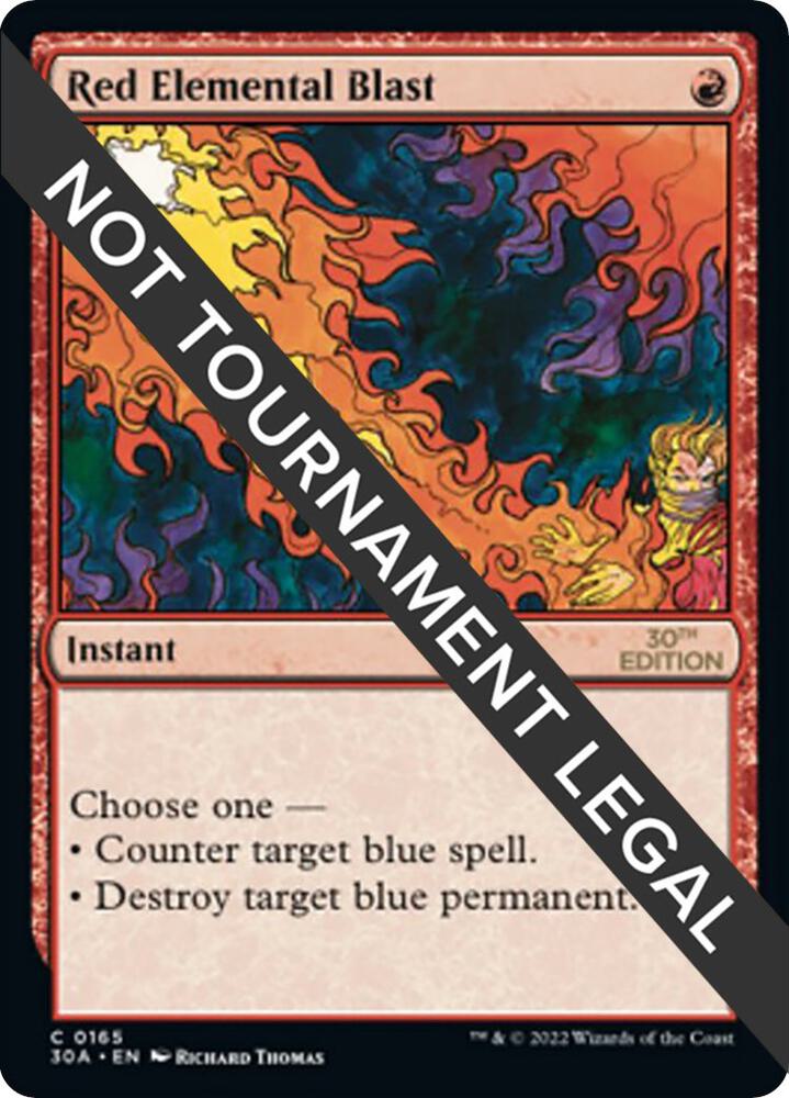 Red Elemental Blast - 30th Anniversary Edition - Magic: The
