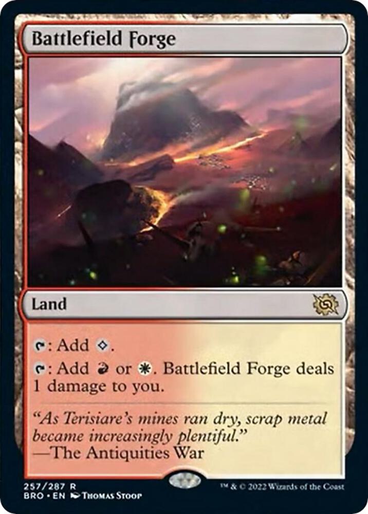 Battlefield Forge - The Brothers' War - Magic: The Gathering