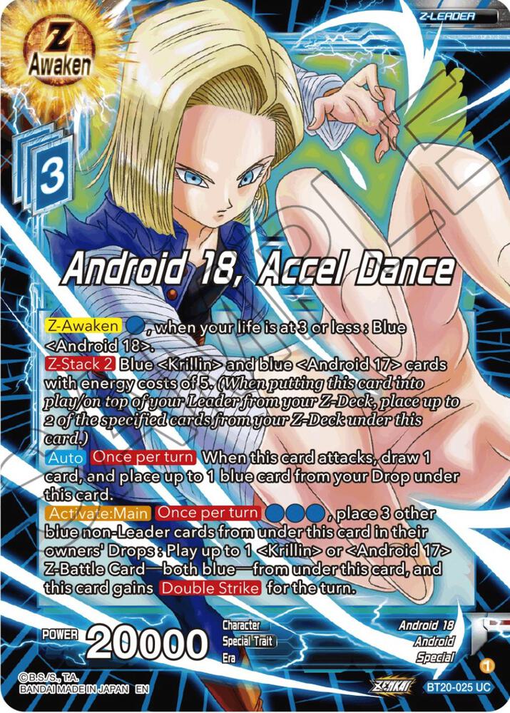 Android 18, Accel Dance - Power Absorbed - Dragon Ball Super