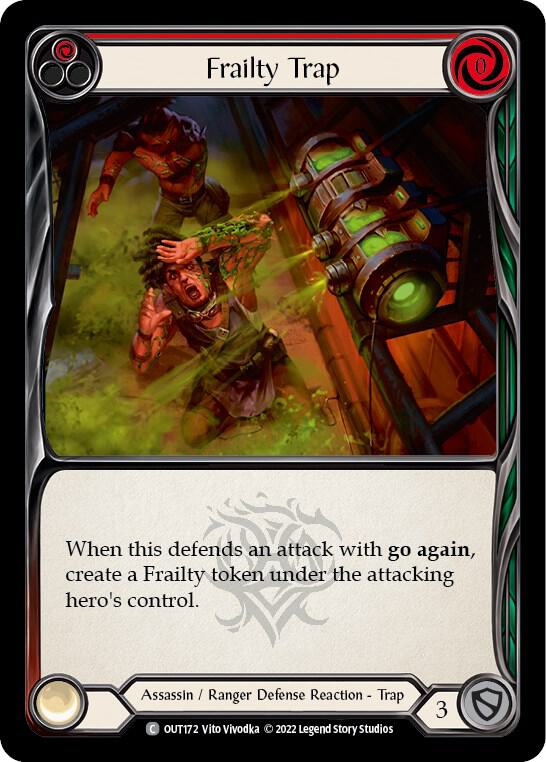 Frailty Trap (Red) - Outsiders - Flesh and Blood TCG - TCGplayer.com