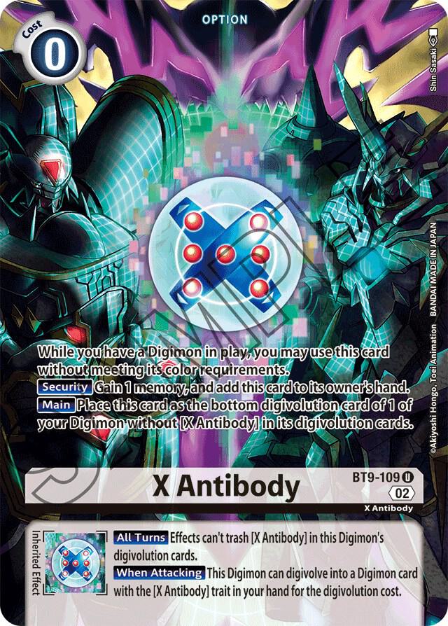 X Antibody (Alternate Art) - Starter Deck 14: Beelzemon Advanced