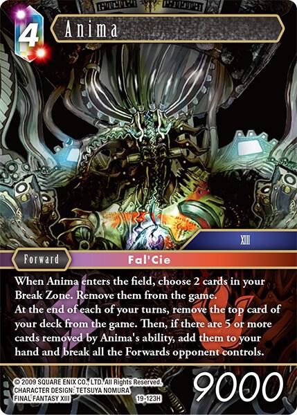 Anima - From Nightmares - Final Fantasy TCG - TCGplayer.com