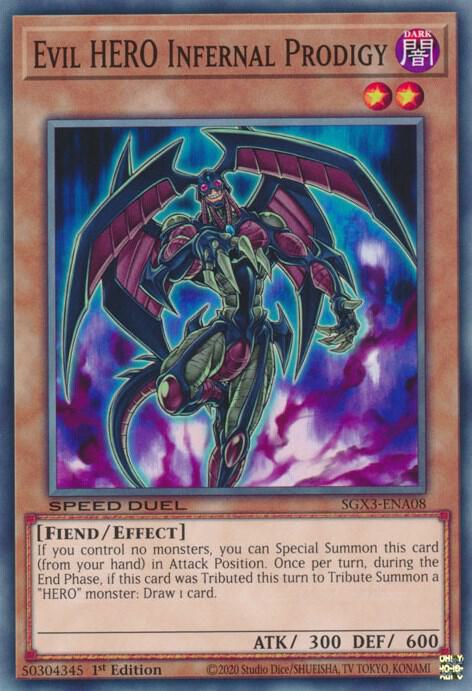 Evil HERO Infernal Prodigy - Speed Duel GX: Duelists of Shadows