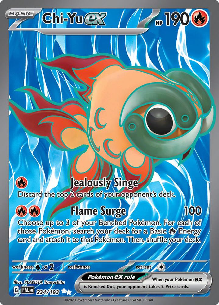 Chi-Yu ex - 234/193 - SV02: Paldea Evolved - Pokemon - TCGplayer.com
