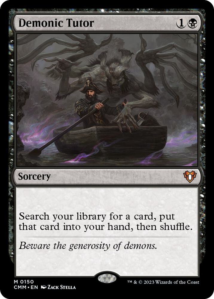 Demonic Tutor - Commander Masters - Magic: The Gathering