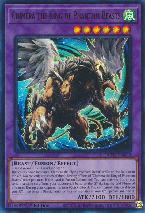 Chimera the King of Phantom Beasts - Duelist Nexus - YuGiOh