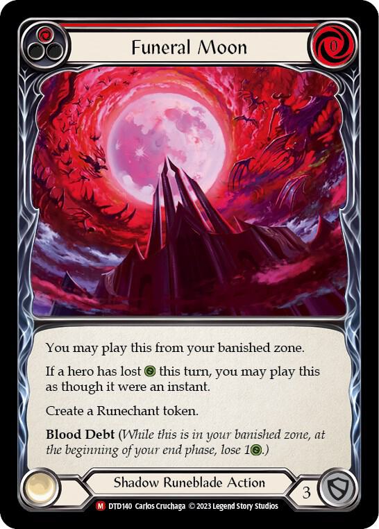 Funeral Moon - Dusk till Dawn - Flesh and Blood TCG - TCGplayer.com