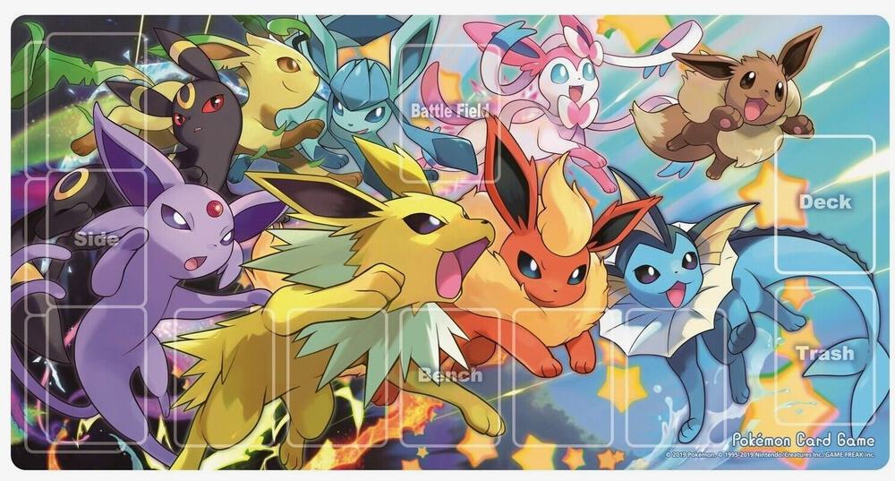 Pokemon TCG: Pokemon Center Japan Exclusive Eevee Dash! Playmat