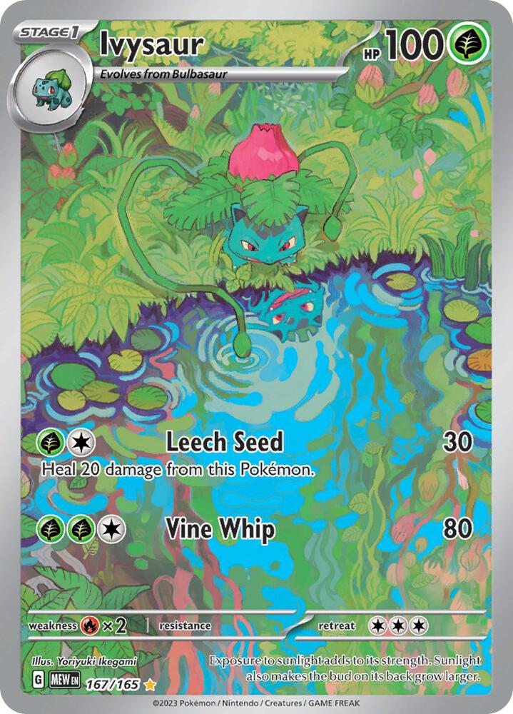 Ivysaur - 167/165 - SV: Scarlet & Violet 151 - Pokemon - TCGplayer.com