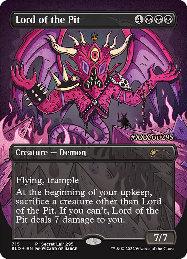 Lord of the Pit (Serial Numbered) - Secret Lair Drop Series