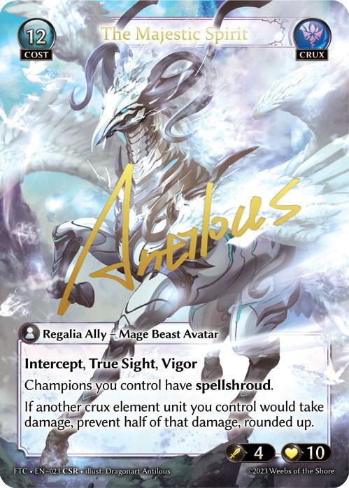 The Majestic Spirit (CSR) - Fractured Crown - Grand Archive TCG