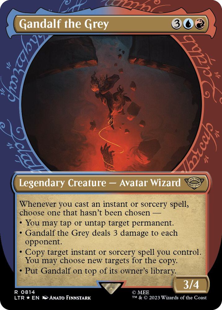 Gandalf the Grey (Showcase) (Surge Foil) - Universes Beyond: The