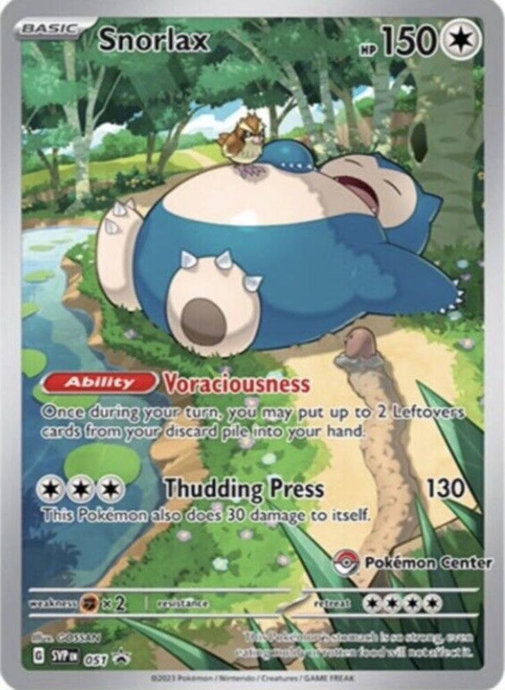 Snorlax - 051 (Pokemon Center Exclusive) - SV: Scarlet & Violet