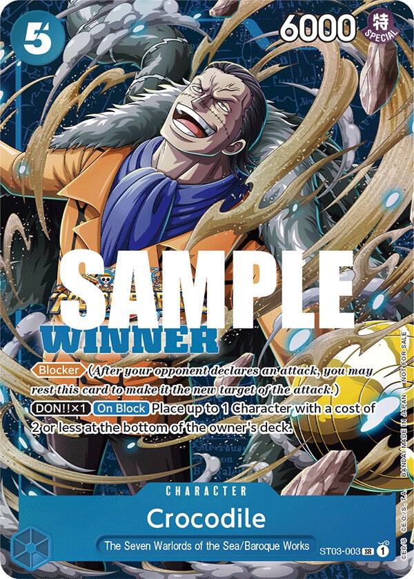 Crocodile (Winner Pack Vol. 5) - One Piece Promotion Cards - One
