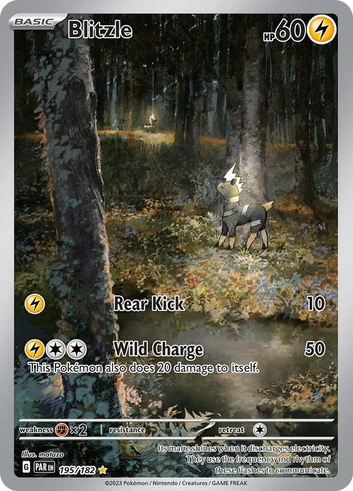 Blitzle - 195/182 - SV04: Paradox Rift - Pokemon - TCGplayer.com