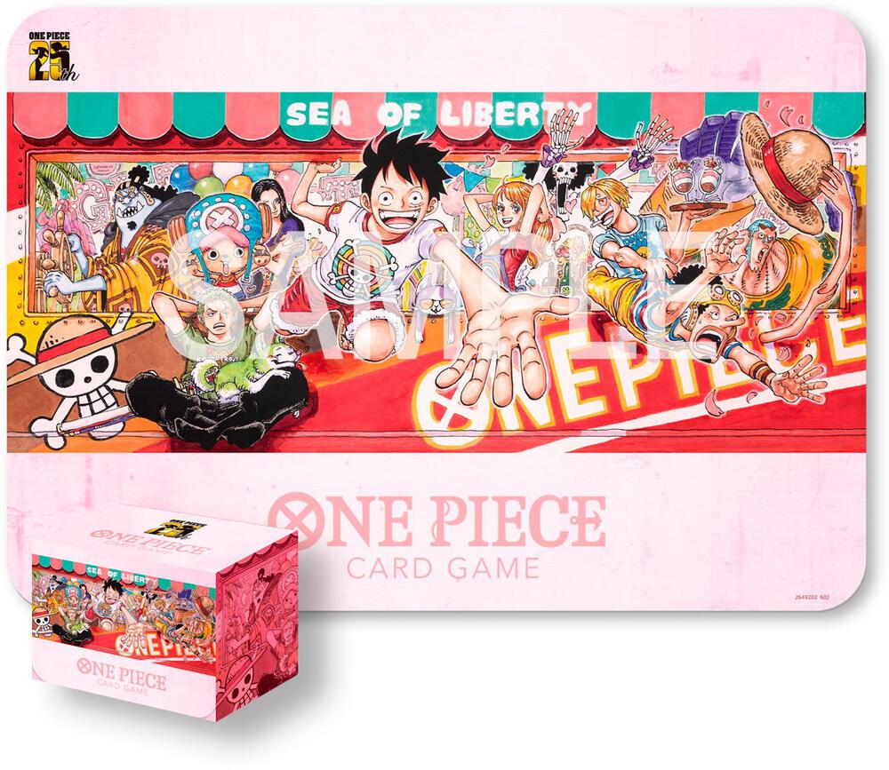 One Piece Card Game: Playmat and Storage Box Set - 25th Edition