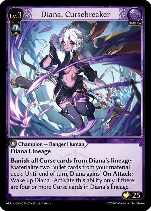 Diana, Cursebreaker - Alchemical Revolution - Grand Archive TCG