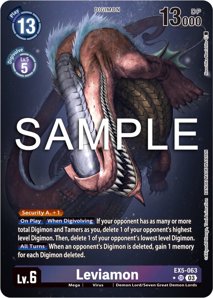 Leviamon (Alternate Art) - Animal Colosseum - Digimon Card Game
