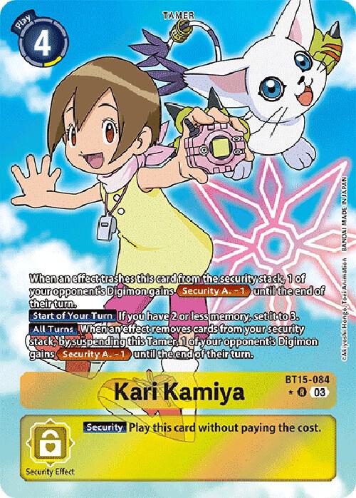 Kari Kamiya (Alternate Art) - Exceed Apocalypse - Digimon Card