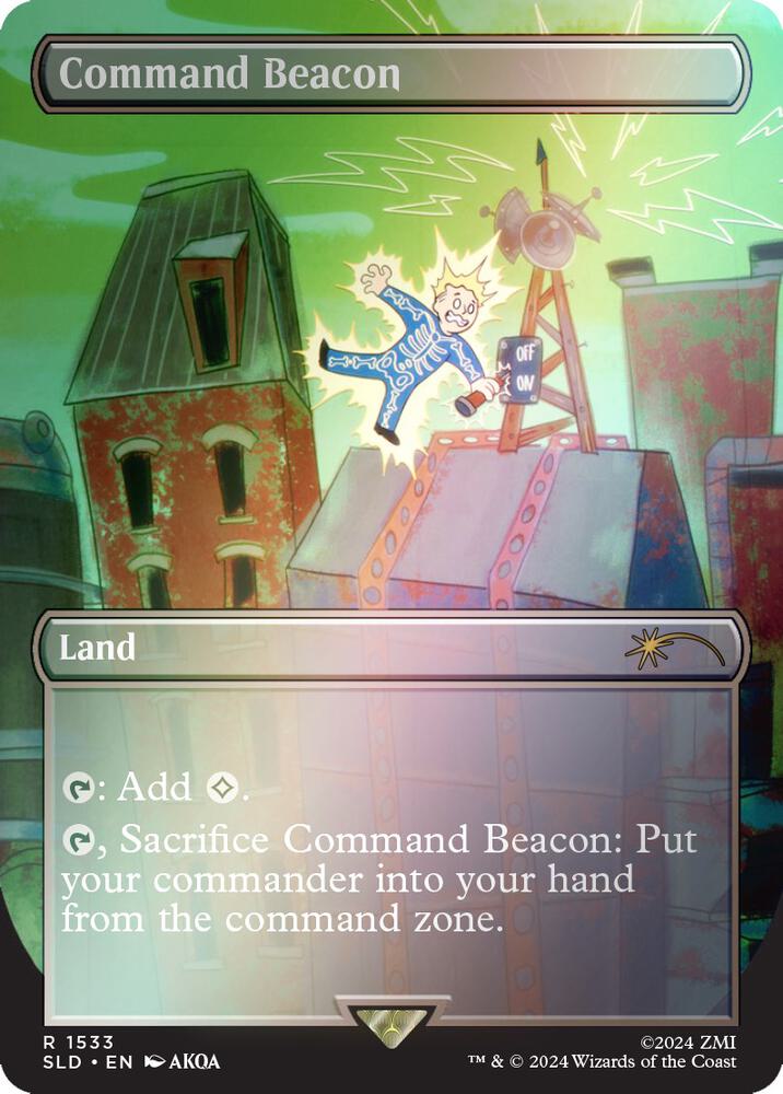 Command Beacon (Rainbow Foil) - Secret Lair Drop Series - Magic
