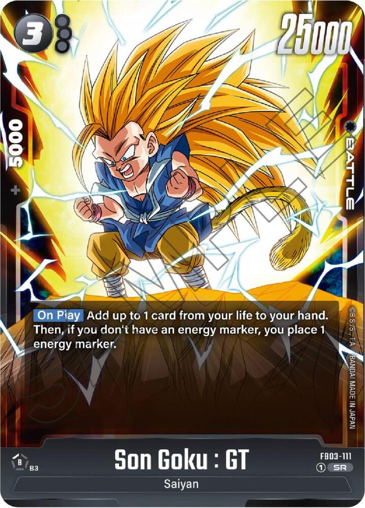 Son Goku : GT - FB03-111 - Raging Roar - Dragon Ball Super: Fusion