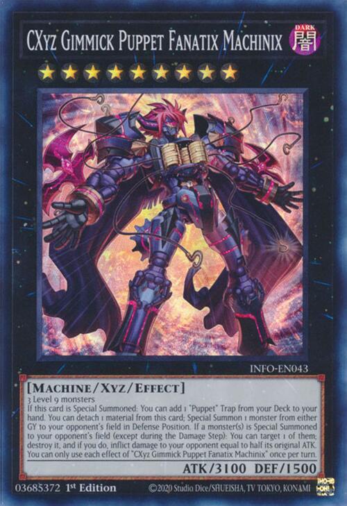 CXyz Gimmick Puppet Fanatix Machinix - The Infinite Forbidden