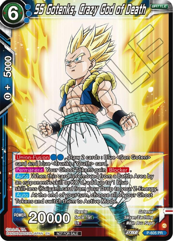 SS Gotenks, Crazy God of Death (Zenkai Series Tournament Pack Vol