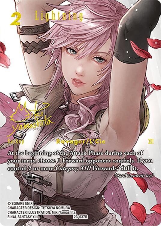 Lightning (Full Art Signature) - Hidden Trials - Final Fantasy TCG