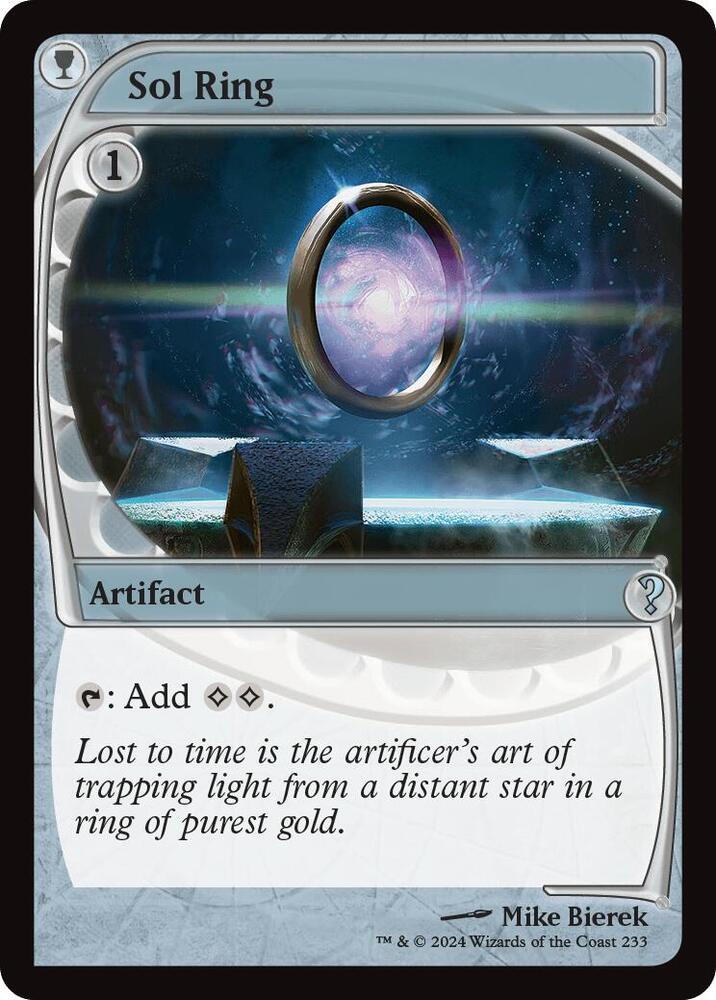 Sol Ring (Future Sight) - Mystery Booster 2 - Magic: The Gathering