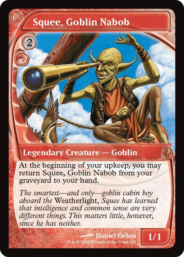 Squee, Goblin Nabob (Future Sight) - Mystery Booster 2 - Magic