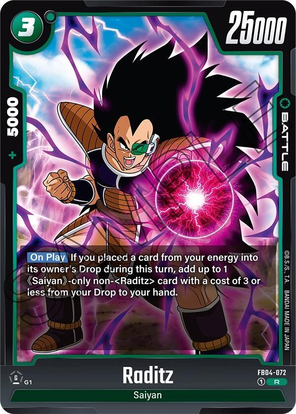 Raditz - Ultra Limit - Dragon Ball Super: Fusion World - TCGplayer.com