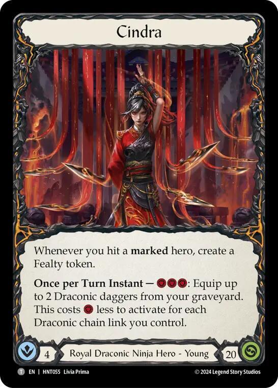 Cindra // Fang - The Hunted - Flesh and Blood TCG - TCGplayer.com