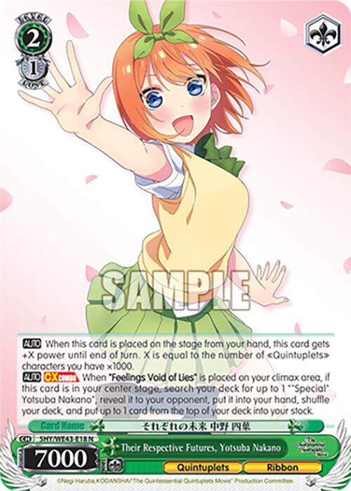 Their Respective Futures, Yotsuba Nakano - The Quintessential