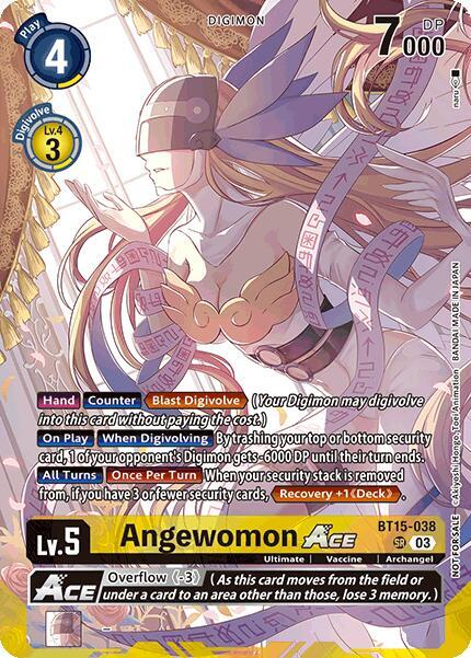 Angewomon ACE (Limited Card Pack) - World Convergence - Digimon