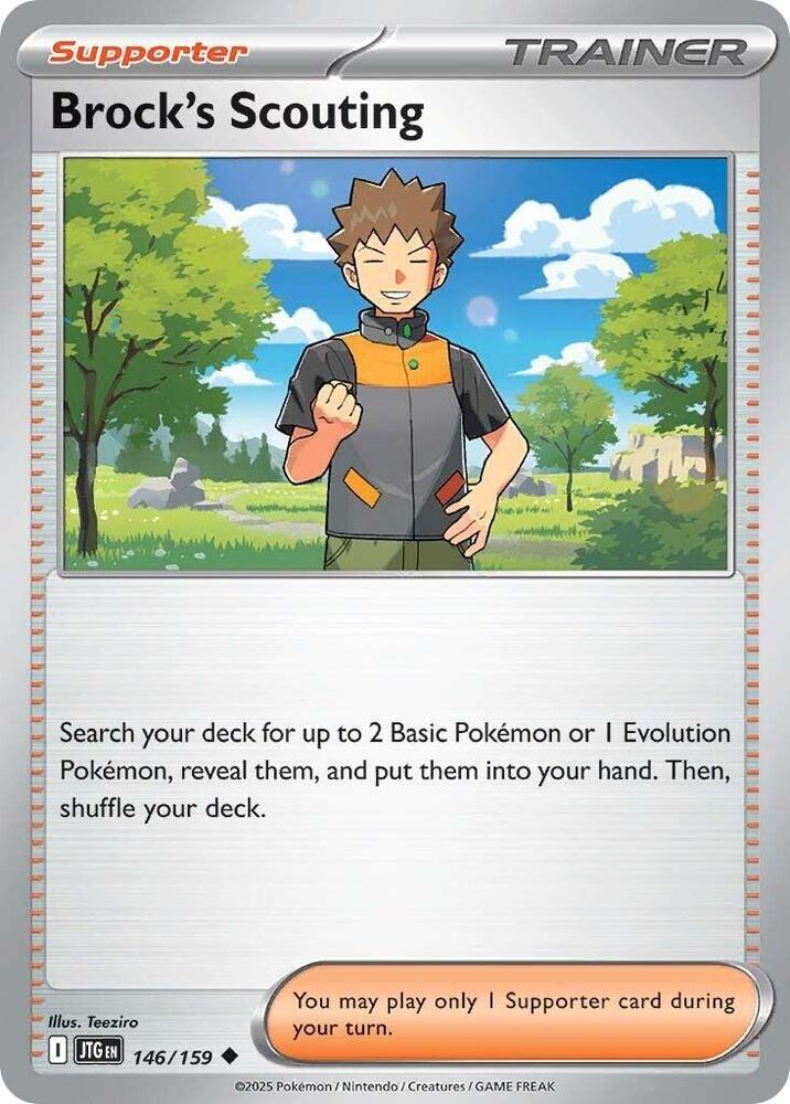 Brock's Scouting - 146/159 - SV09: Journey Together - Pokemon