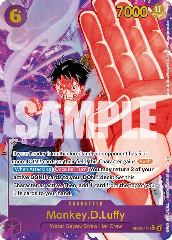 Monkey.D.Luffy (061) (Alternate Art) - Extra Booster: Anime 25th