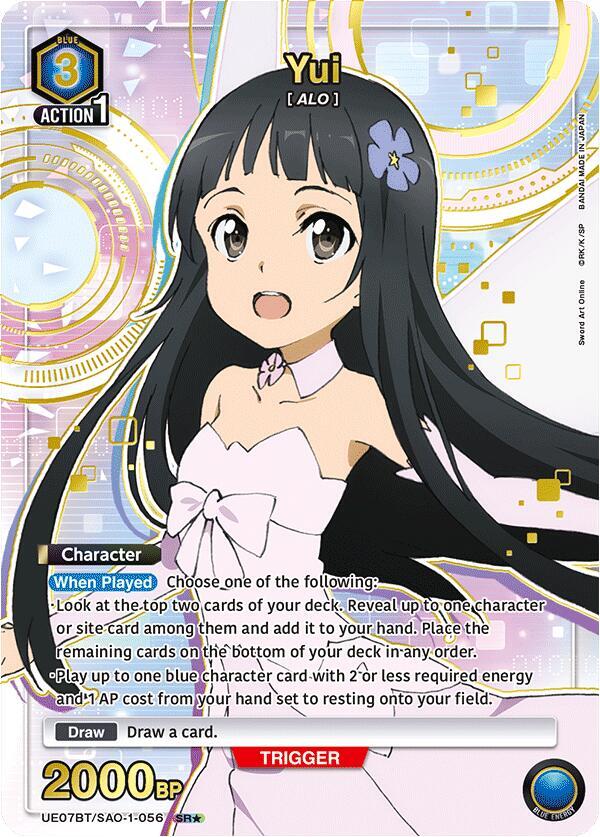 Yui (056) (SR*) - UE07BT: Sword Art Online - Union Arena