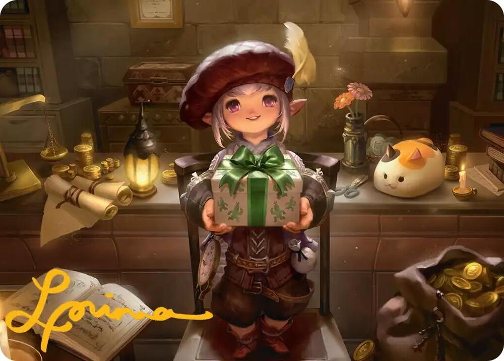 Tataru Taru Art Card (Gold-Stamped Signature) - Art Series: FINAL