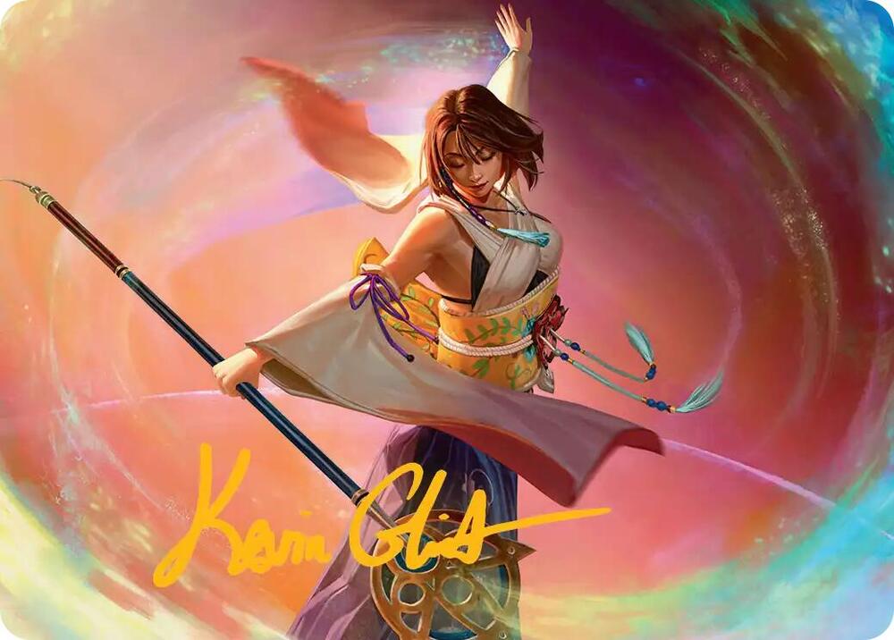 Yuna, Grand Summoner Art Card (Gold-Stamped Signature) - Art