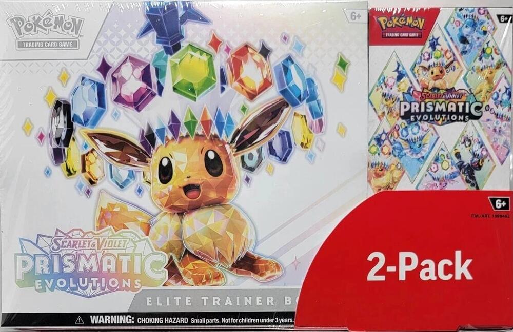 Costco Pokemon Prismatic Evolutions 2-Pack Trainer Box and Booster