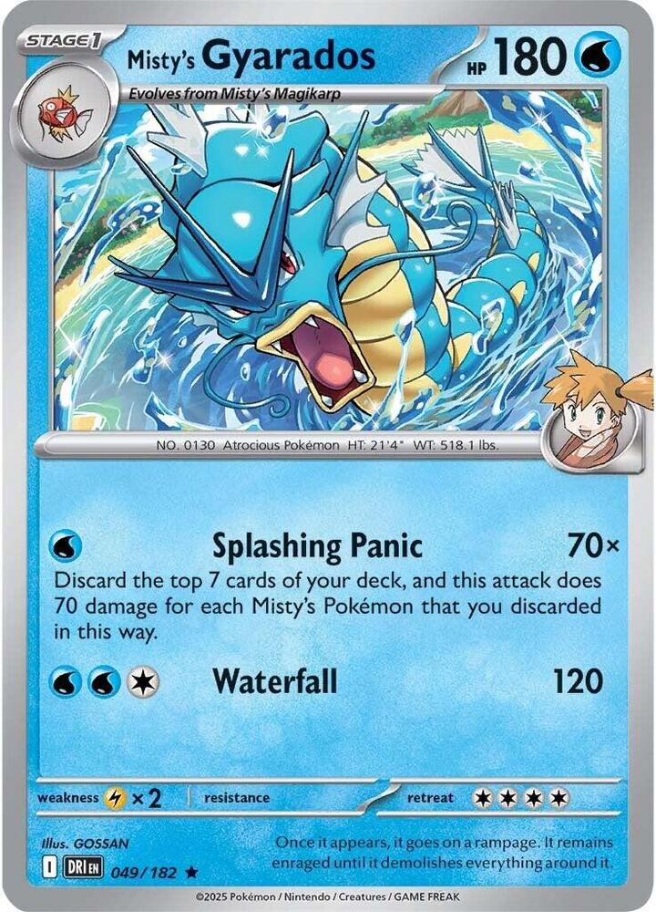 Misty's Gyarados - SV10: Destined Rivals - Pokemon - TCGplayer.com