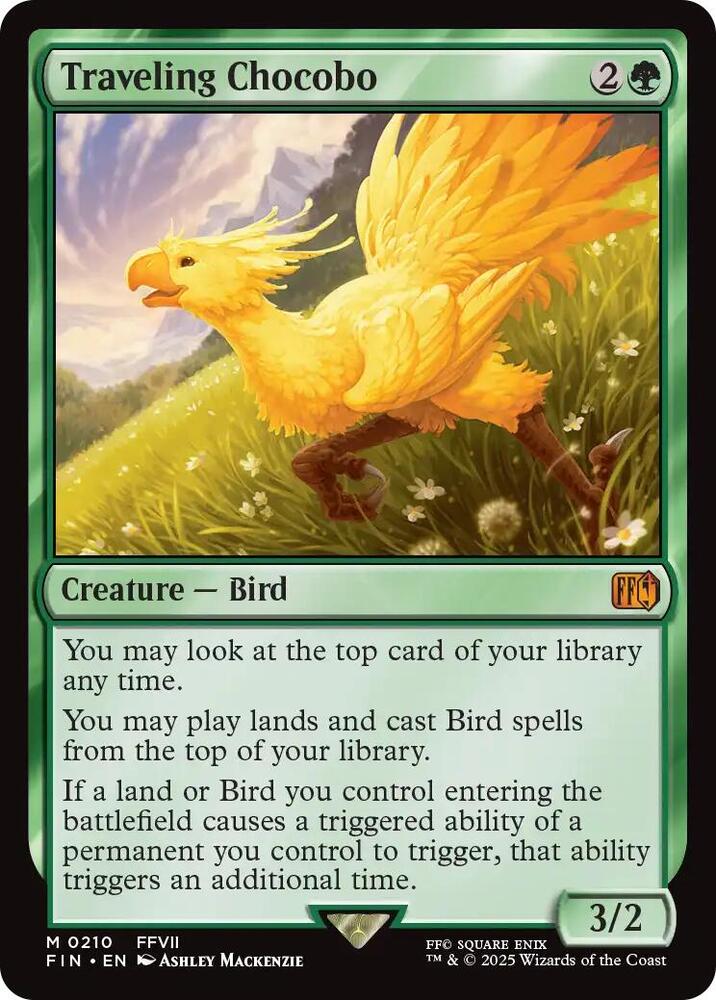 Traveling Chocobo - FINAL FANTASY - Magic: The Gathering