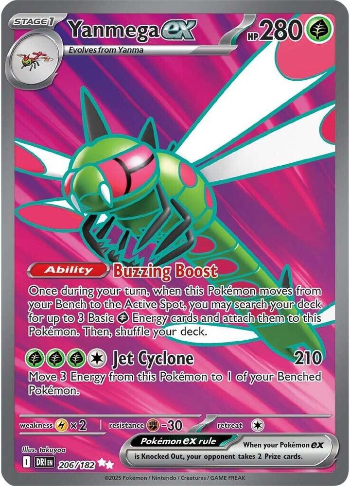 Yanmega ex - 206/182 - SV10: Destined Rivals - Pokemon - TCGplayer.com