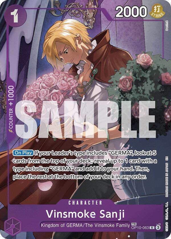 Vinsmoke Sanji (TR) - Legacy of the Master - One Piece Card Game