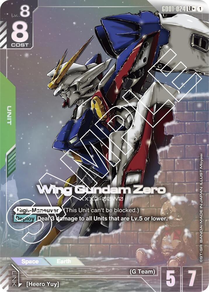 Wing Gundam Zero (LR+) - Newtype Rising - Gundam Card Game