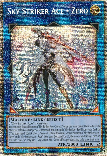 Sky Striker Ace = Zero (Starlight Rare) - Duelist's Advance