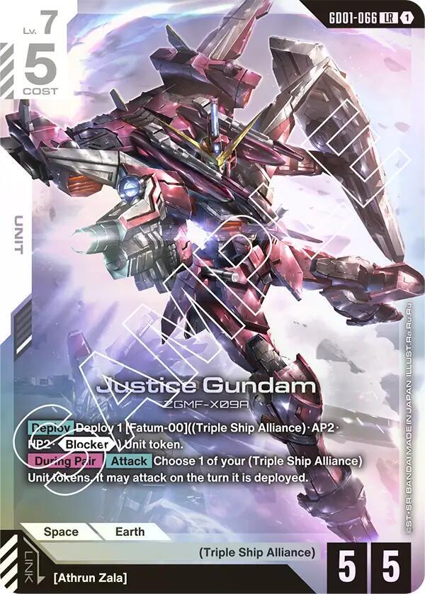 Justice Gundam - Newtype Rising - Gundam Card Game - TCGplayer.com