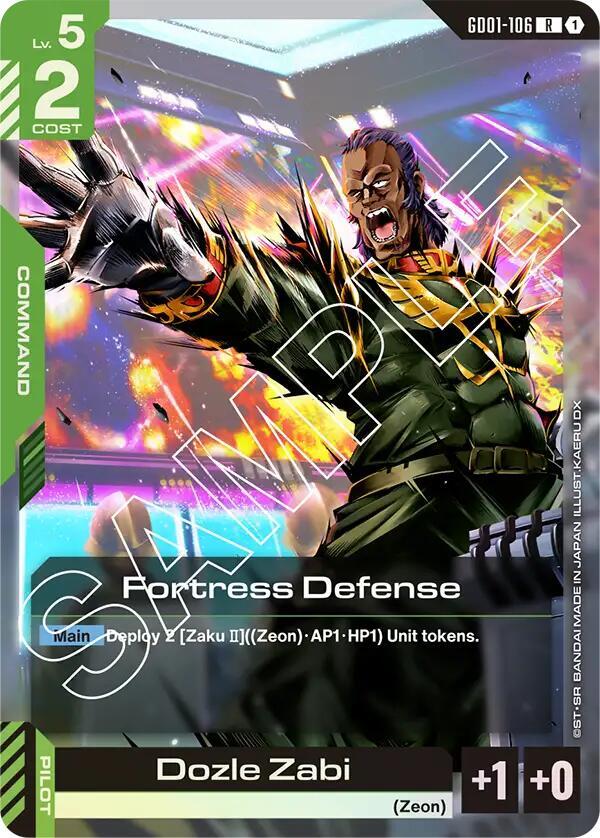 Fortress Defense - Newtype Rising - Gundam Card Game - TCGplayer.com