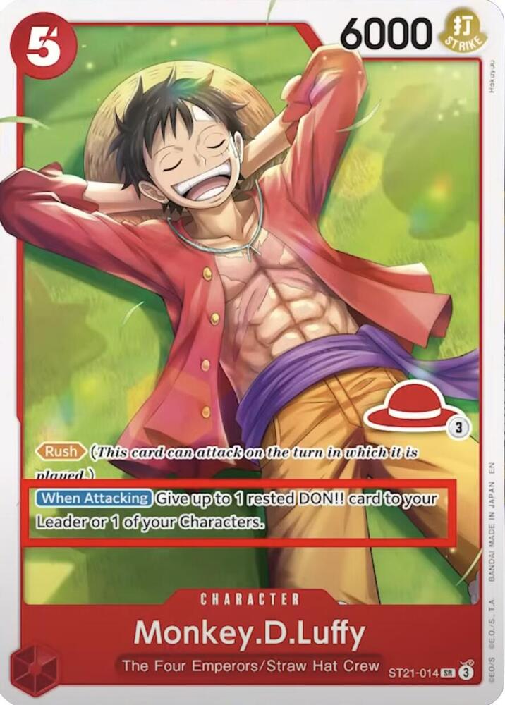 Monkey.D.Luffy - ST21-014 (Luffy Deck) - Learn Together Deck Set