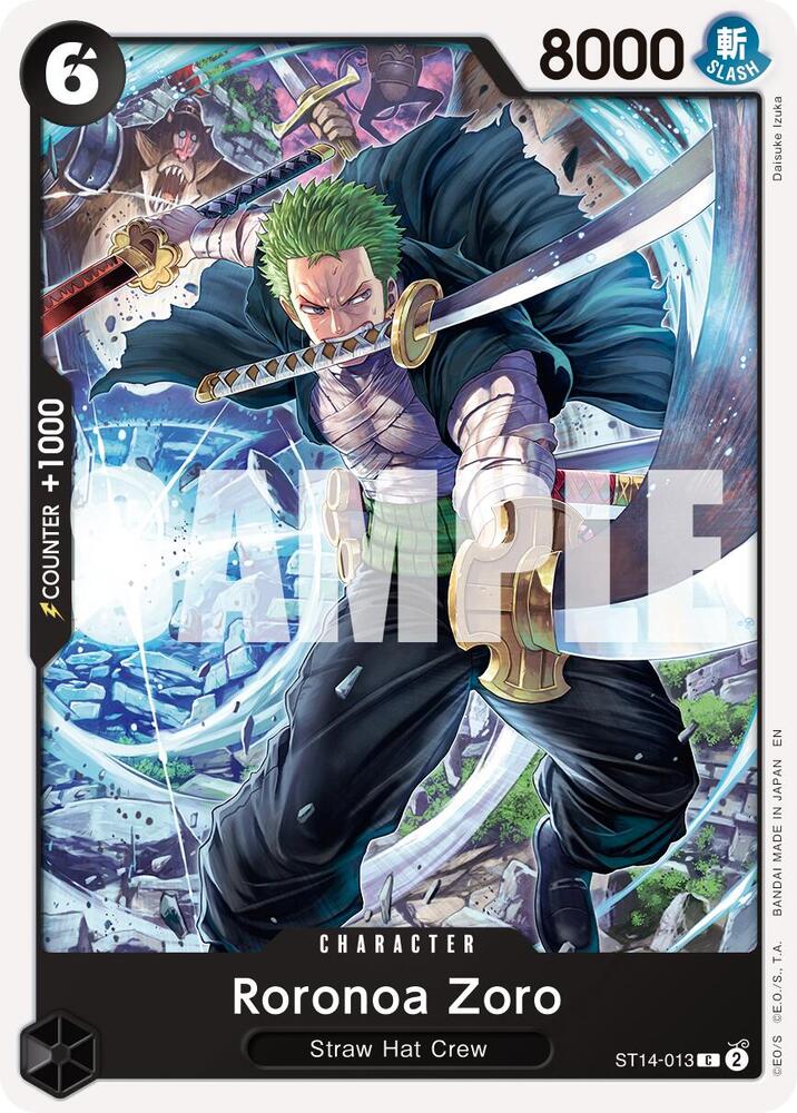 Roronoa Zoro - ST14-013 (Reprint) - Premium Booster -The Best- Vol